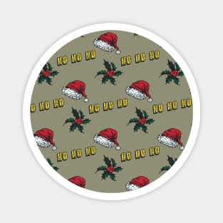 HoHoHo Christmas Pattern Magnet